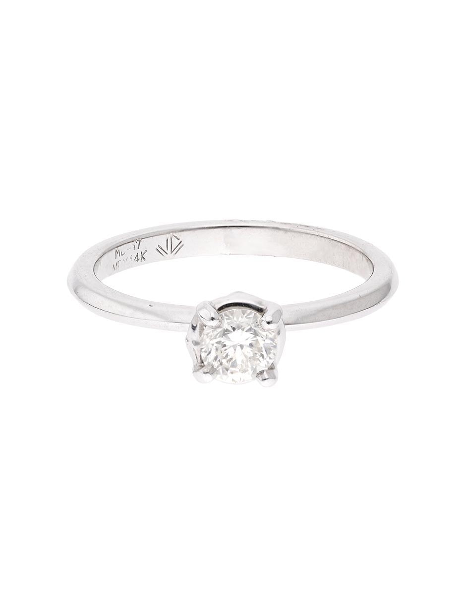 Anillo de compromiso 14 k diamante