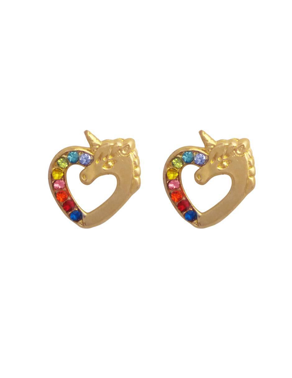 Broqueles de corazón con acabado brillante 2