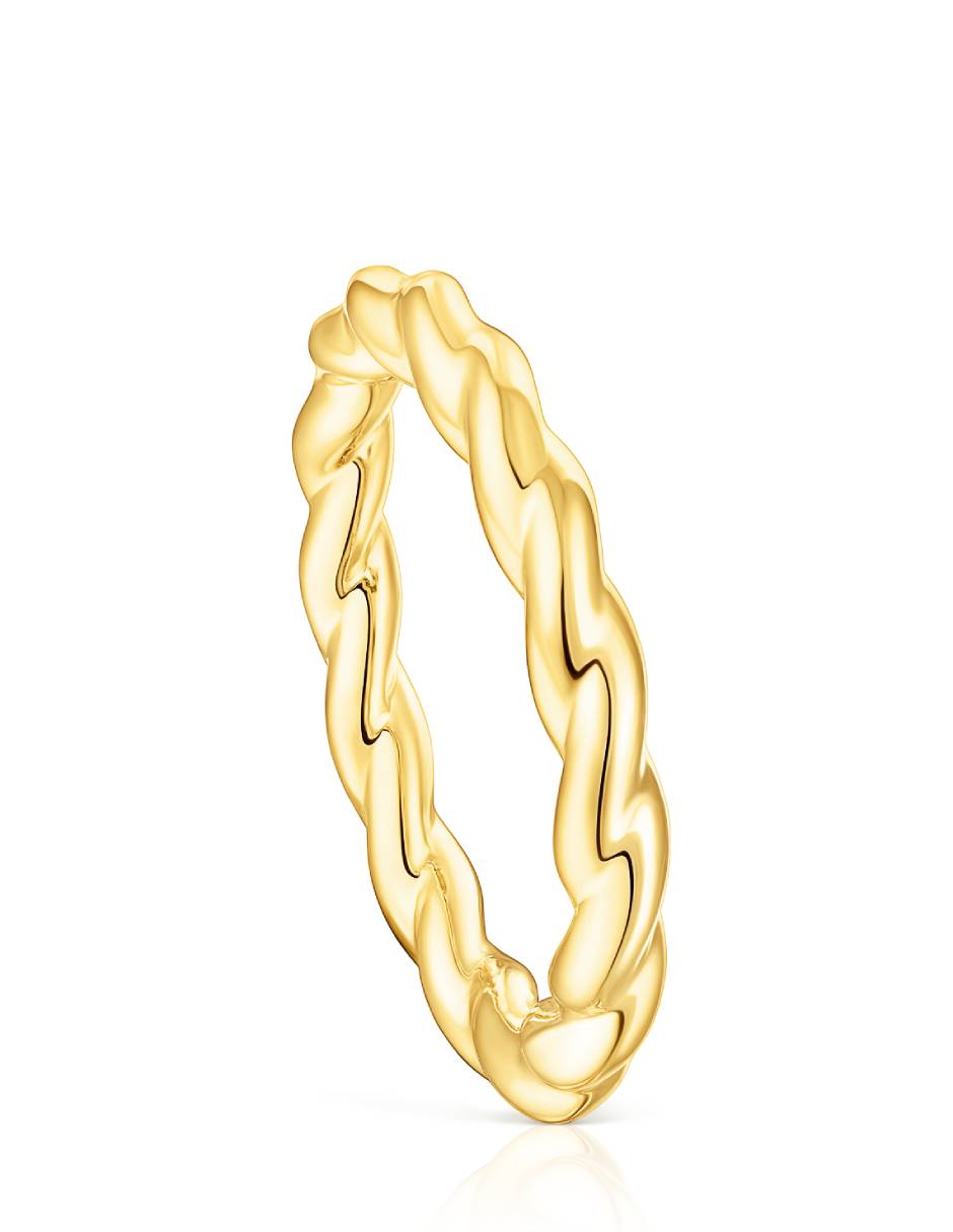 Imagen de producto Anillo Tous Twisted de oro blanco pulido
