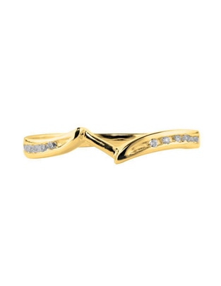 Anillo de compromiso de oro 14 k diamante Anillo de compromiso de oro 14 k diamante