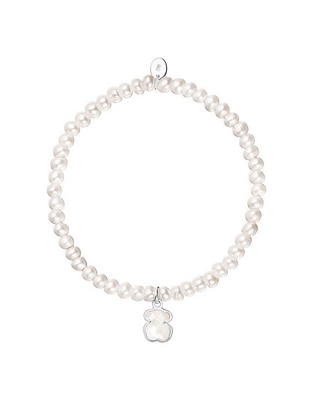 Pulsera de plata con acabado liso 1