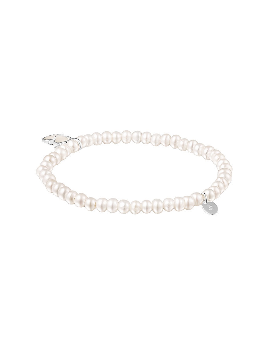 Pulsera de plata con acabado liso 2