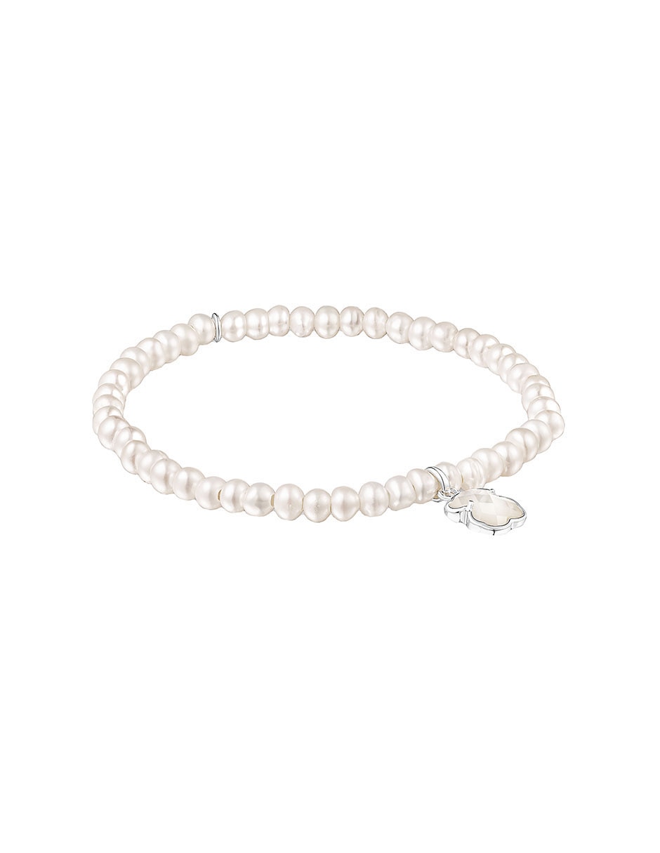 Pulsera de plata con acabado liso 3