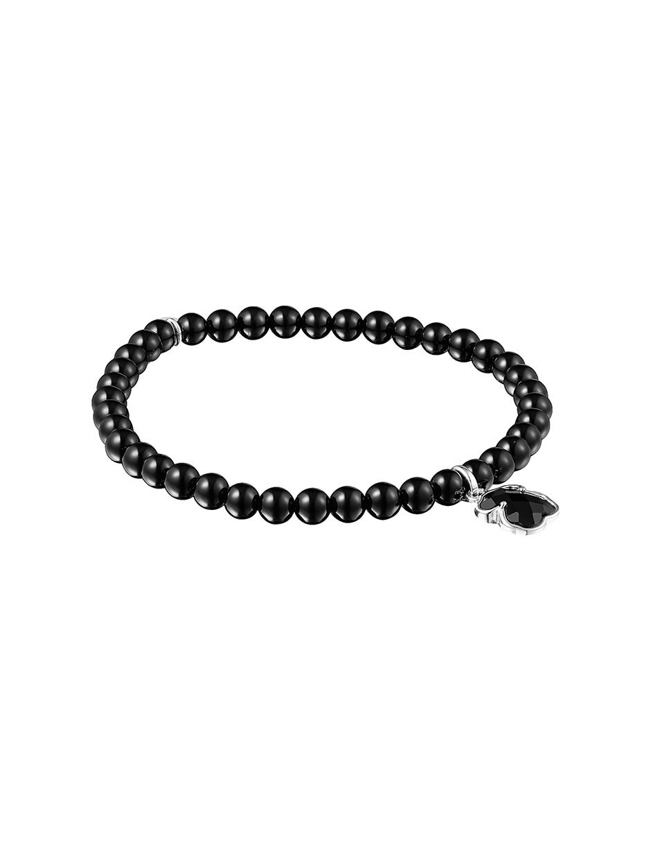 Brazalete de plata con acabado liso 2