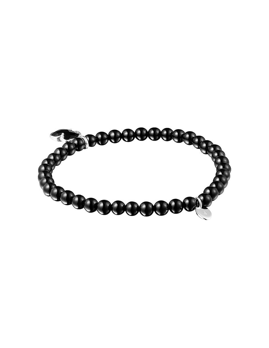 Brazalete de plata con acabado liso 3