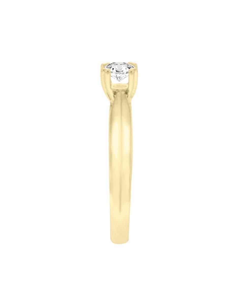 Solitario 14 k Jessica diamante 5