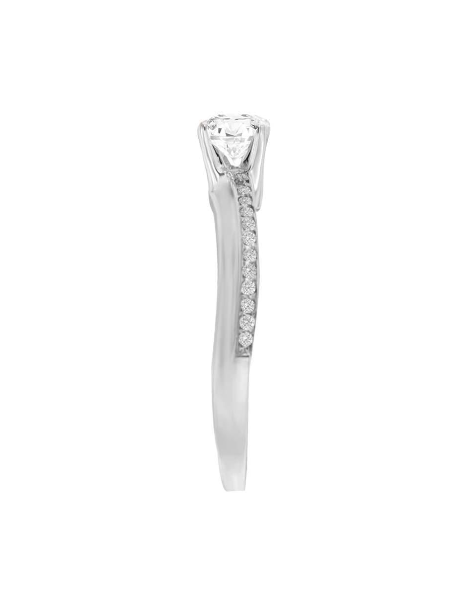 Solitario 14 k Diva diamante 5