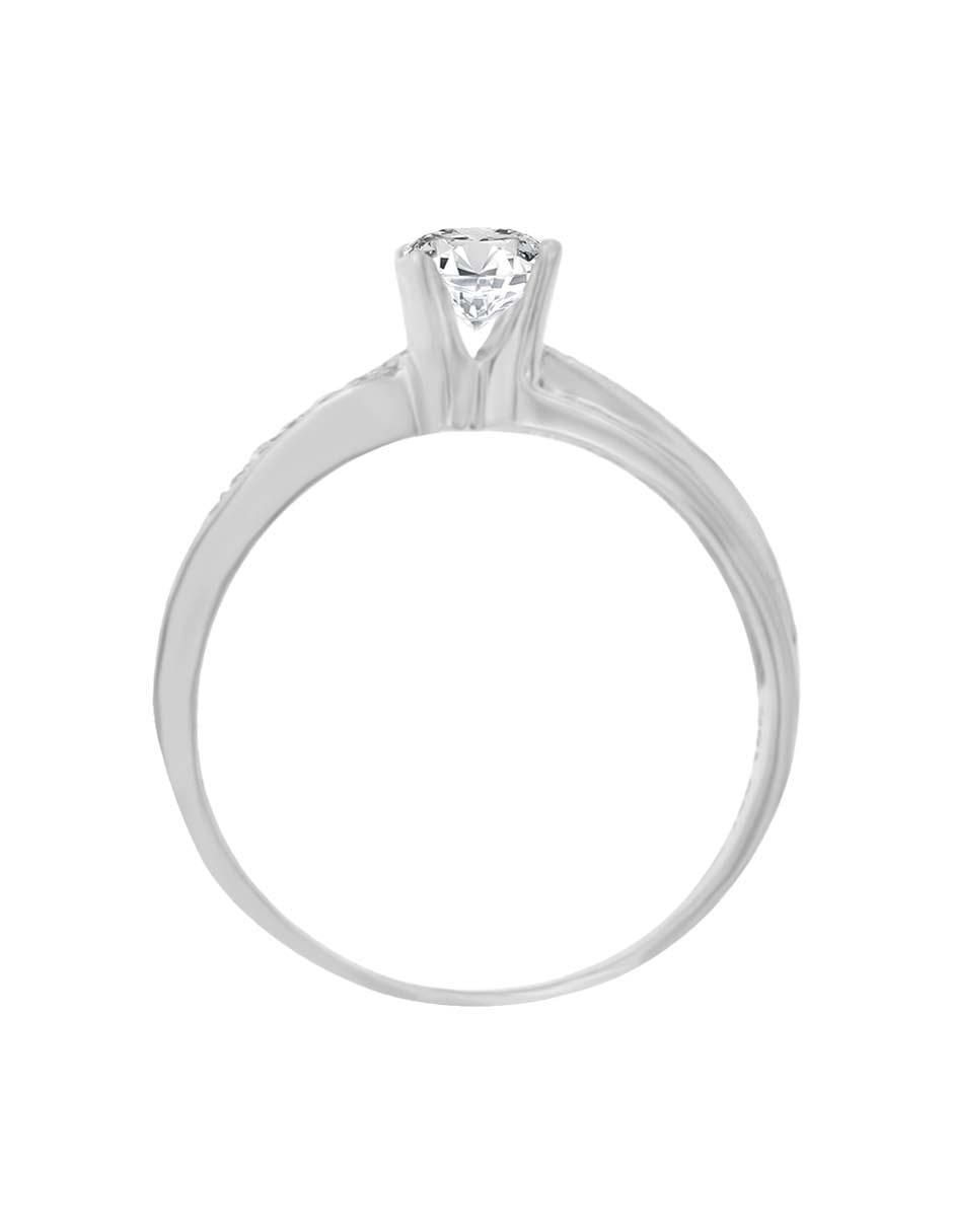 Solitario 14 k Diva diamante 4
