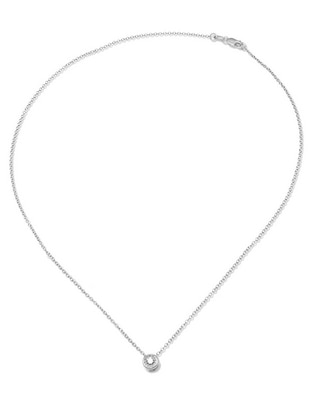 Collar Jayda de oro blanco 14 K
