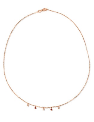 Collar Jayda de oro rosa 14 K