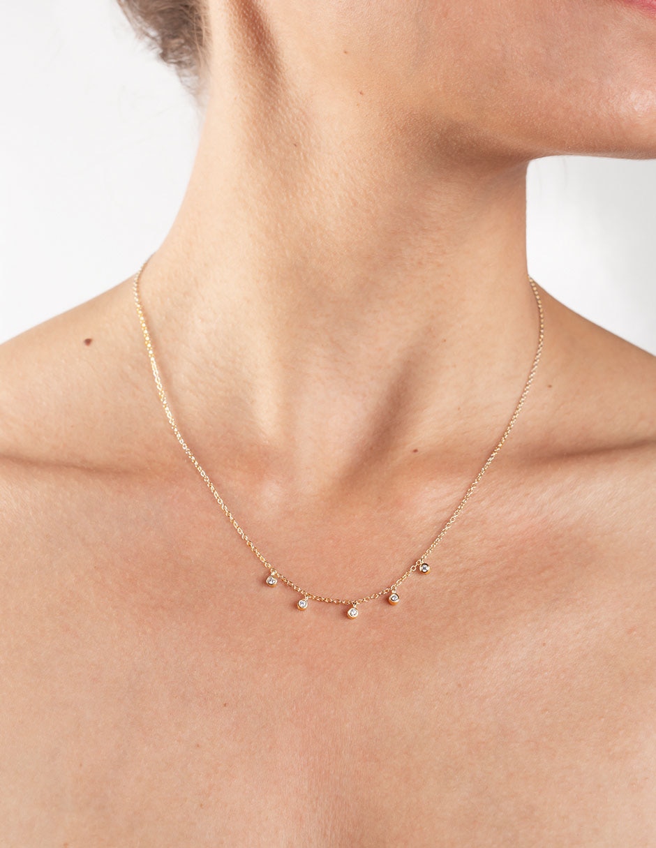Collar de oro amarillo 14 K Collar de oro amarillo 14 K