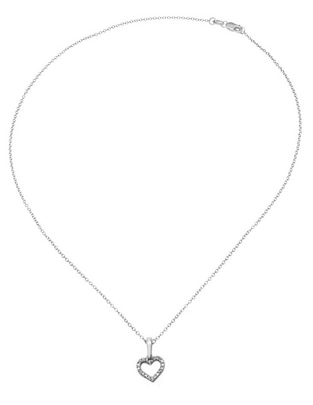 Collar de oro blanco 14 K