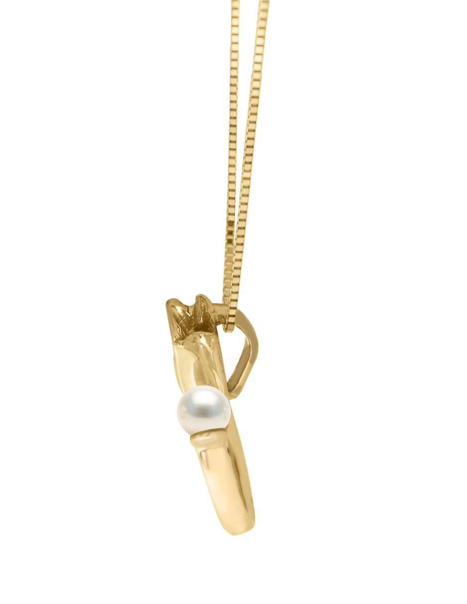 Dije de flor Fianelli Tulipan de oro amarillo 14 K 4
