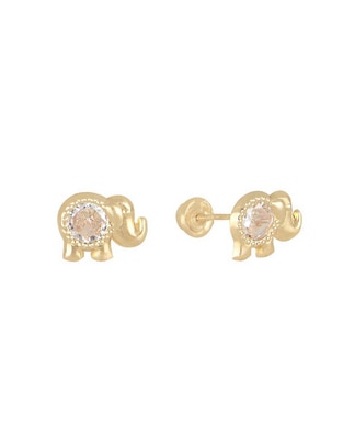 Broqueles de elefante de oro 1