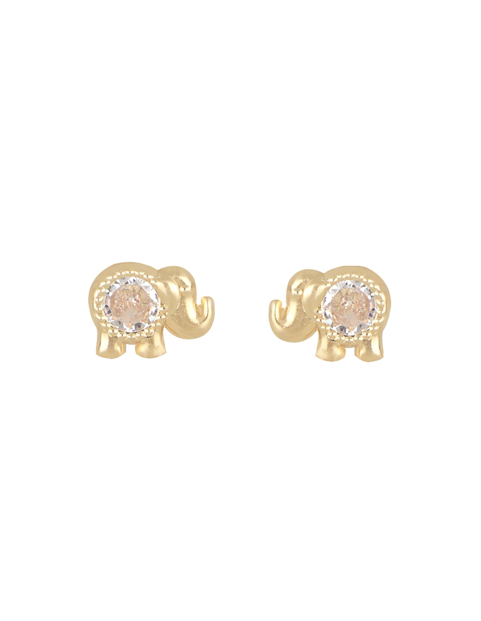 Broqueles de elefante de oro