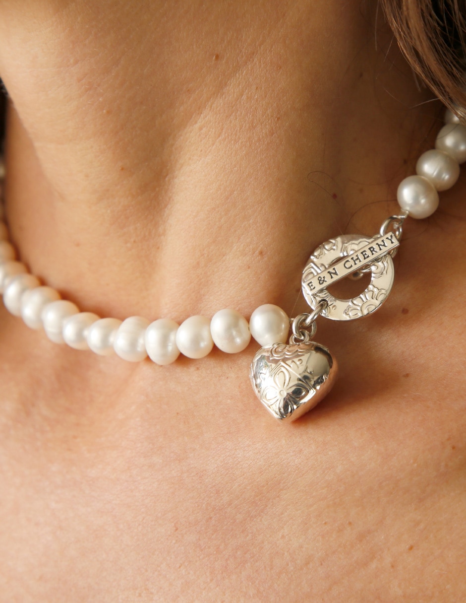 Collar E&N Cherny Perlas de plata P 925