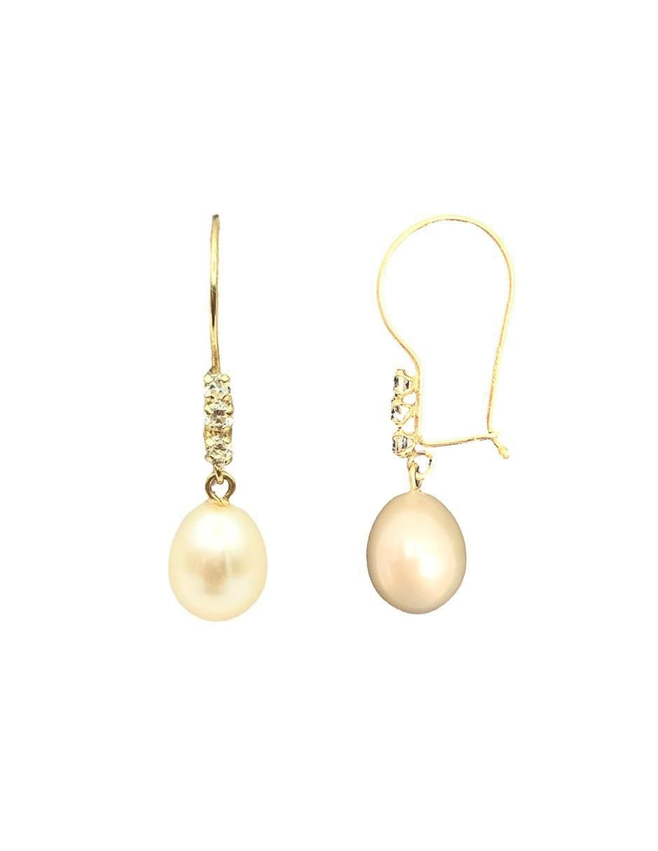 Aretes circulares de oro amarillo 10 K con acabado brillante Aretes circulares de oro amarillo 10 K con acabado brillante