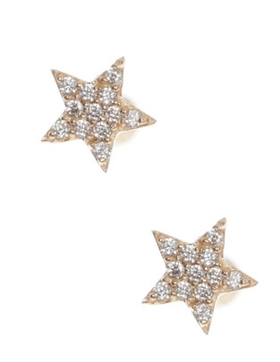 Piercing de estrella de oro amarillo 14 K con acabado brillante 1