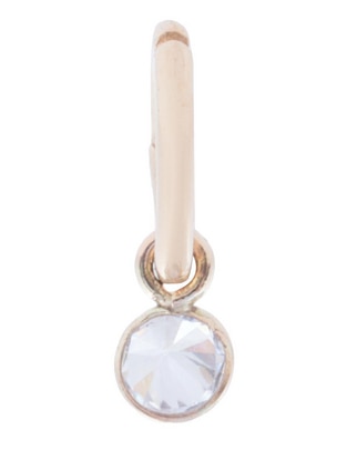 Piercing de oro amarillo 14 K con acabado brillante cristal