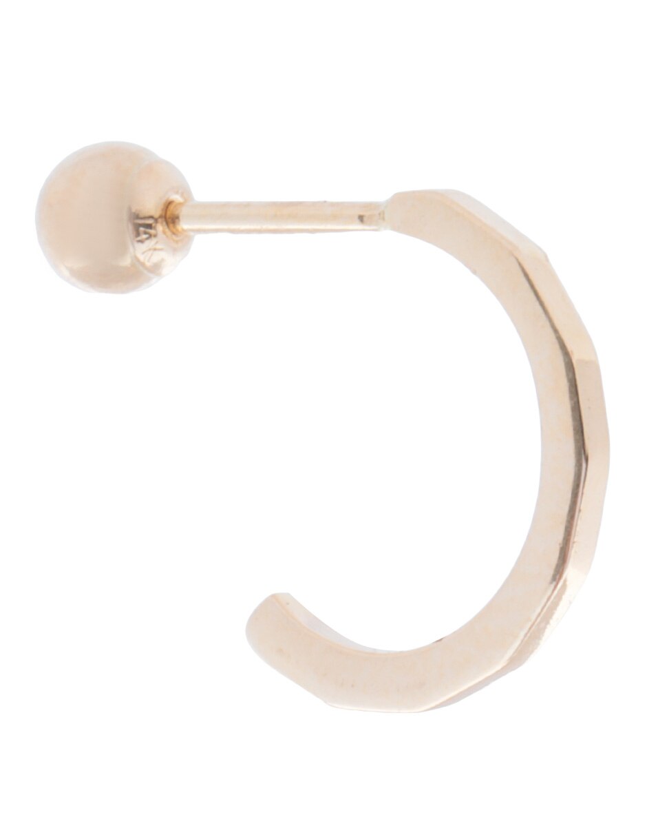 Piercing de oro amarillo 14 K con acabado brillante 2