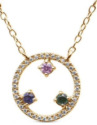 Collar Jayda de oro 14 K