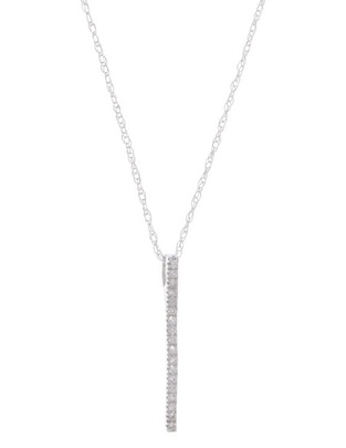 Collar Jayda de oro blanco 14 K