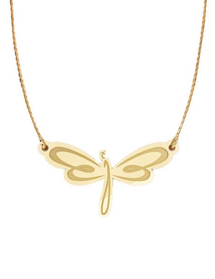 Dije de mariposa de oro amarillo 14 K Dije de mariposa de oro amarillo 14 K