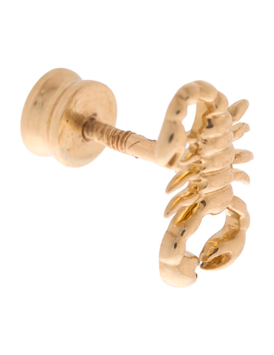 Piercing de oro amarillo 14 K con acabado brillante 2