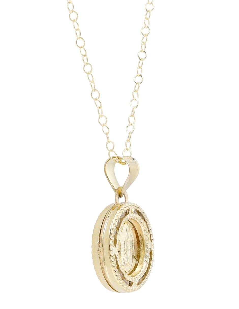 Collar D Cadena de oro amarillo 14 K