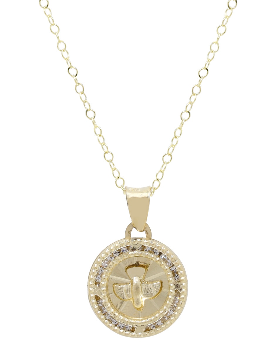 Collar D Cadena de oro amarillo 14 K