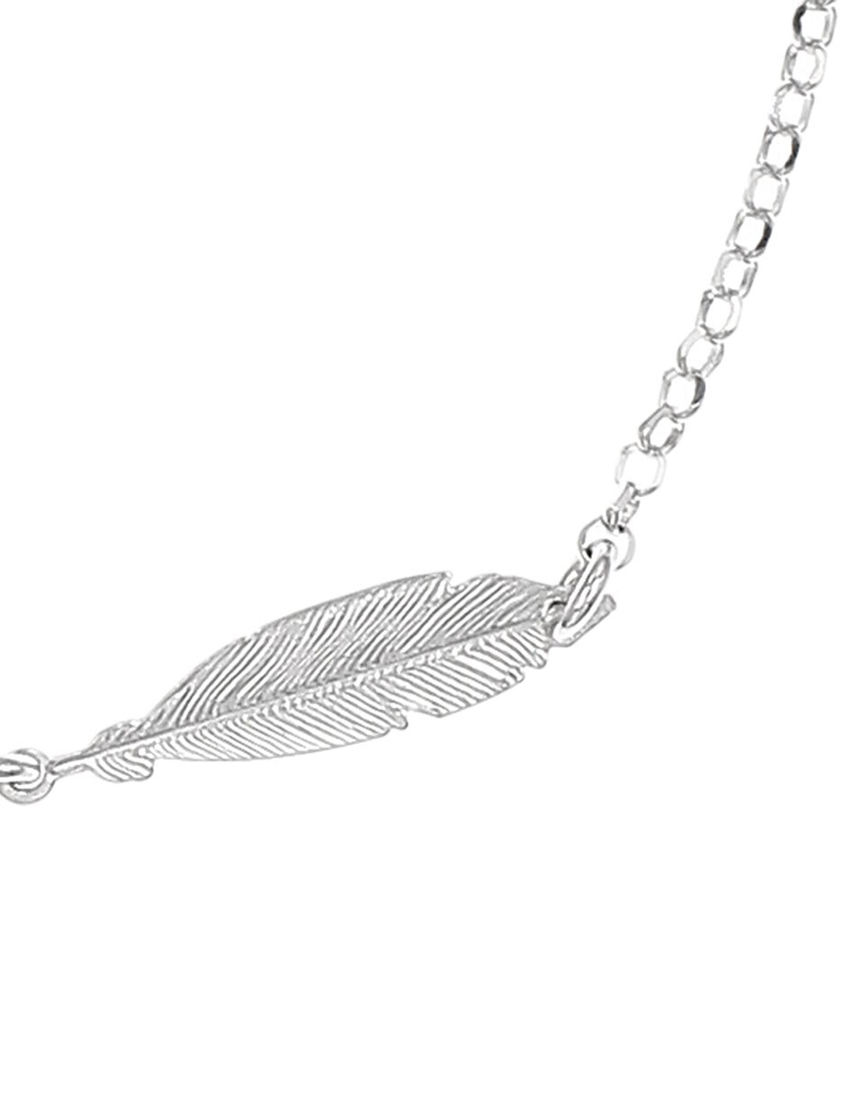 Pulsera de plata P 925 acabado baño de rodio 2