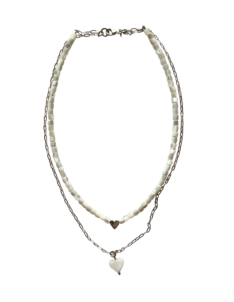 Collar Madre Perla de plata P 925