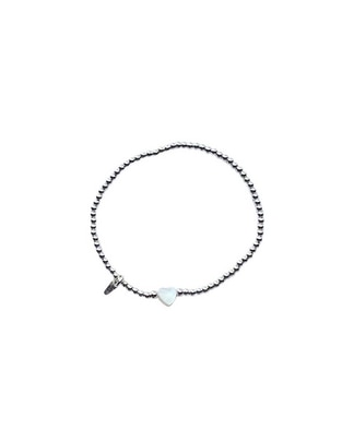 Pulsera de plata P 925 Madre Perla con acabado liso 1