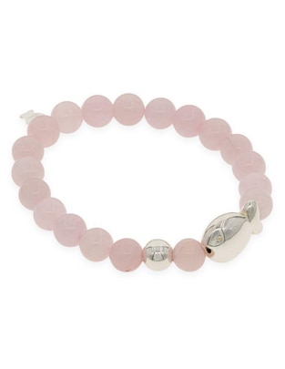 Pulsera con piedra natal P 925 acabado pulido