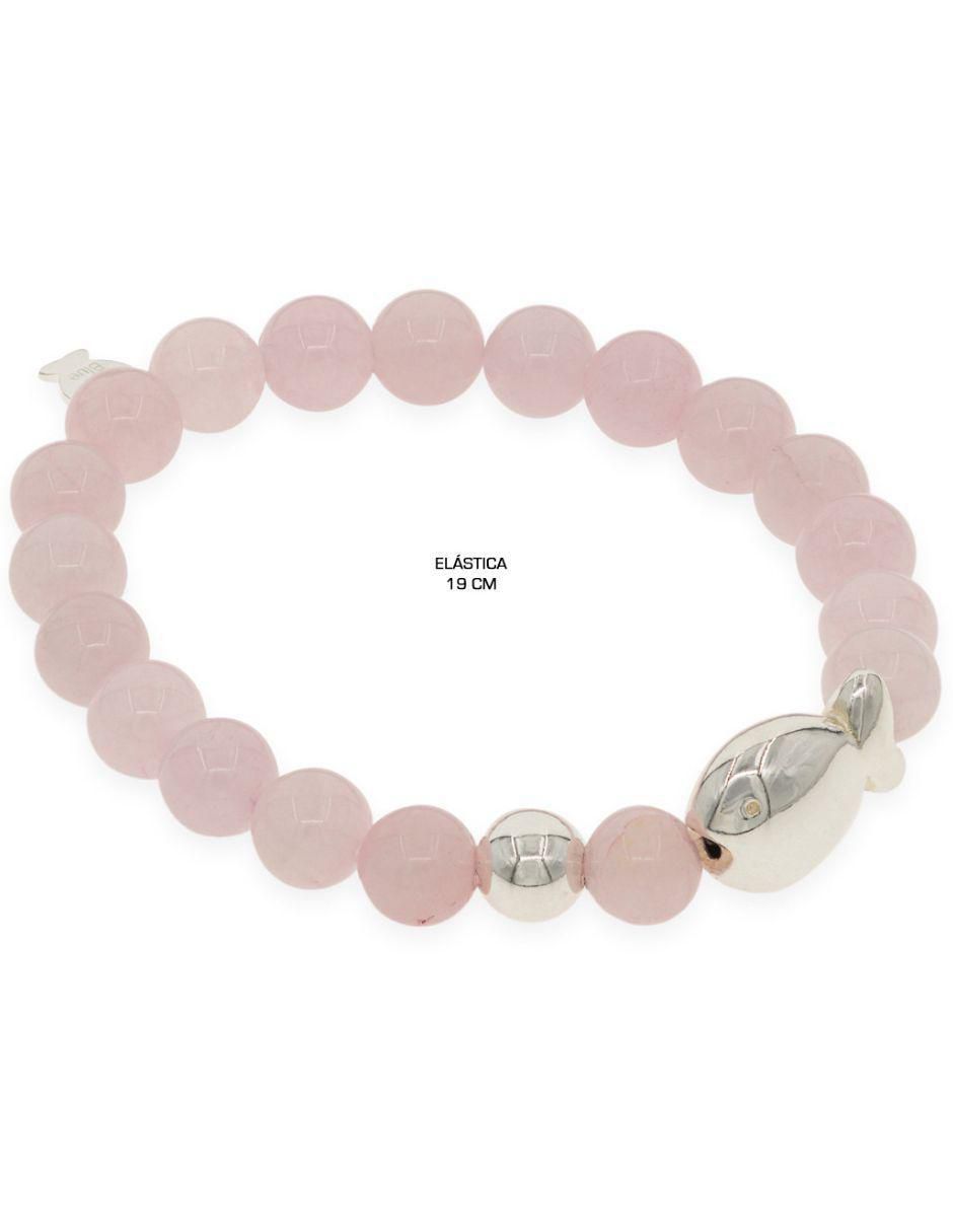 Pulsera con piedra natal P 925 acabado pulido