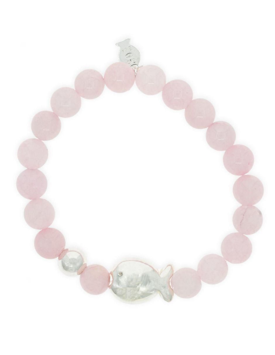 Pulsera con piedra natal P 925 acabado pulido