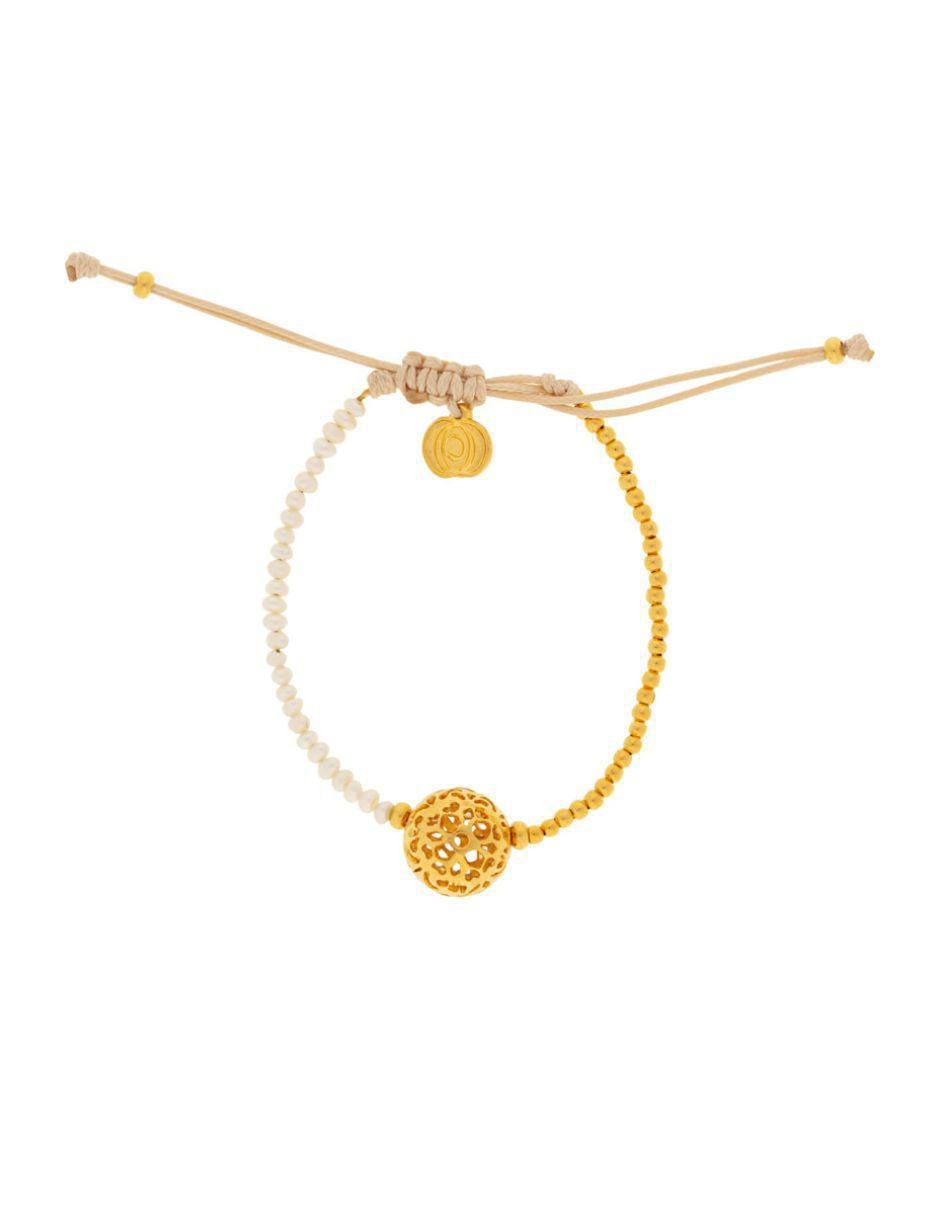 Pulsera con perla Ablime Perlas acabado baño de oro Pulsera con perla Ablime Perlas acabado baño de oro