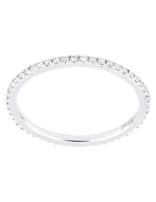 Anillo Piedras Naturales 14 k de oro blanco diamante brillante