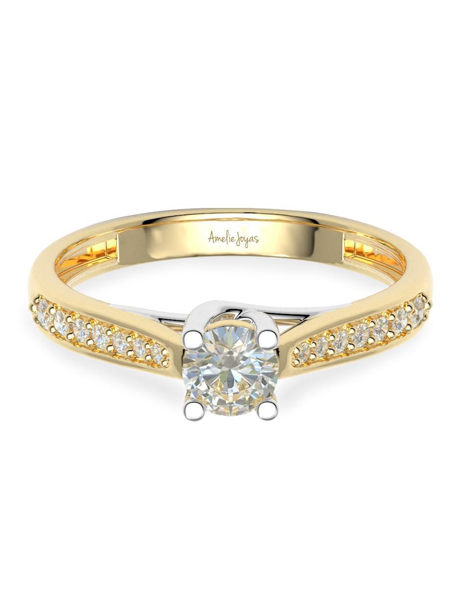 Anillo de compromiso 14 k