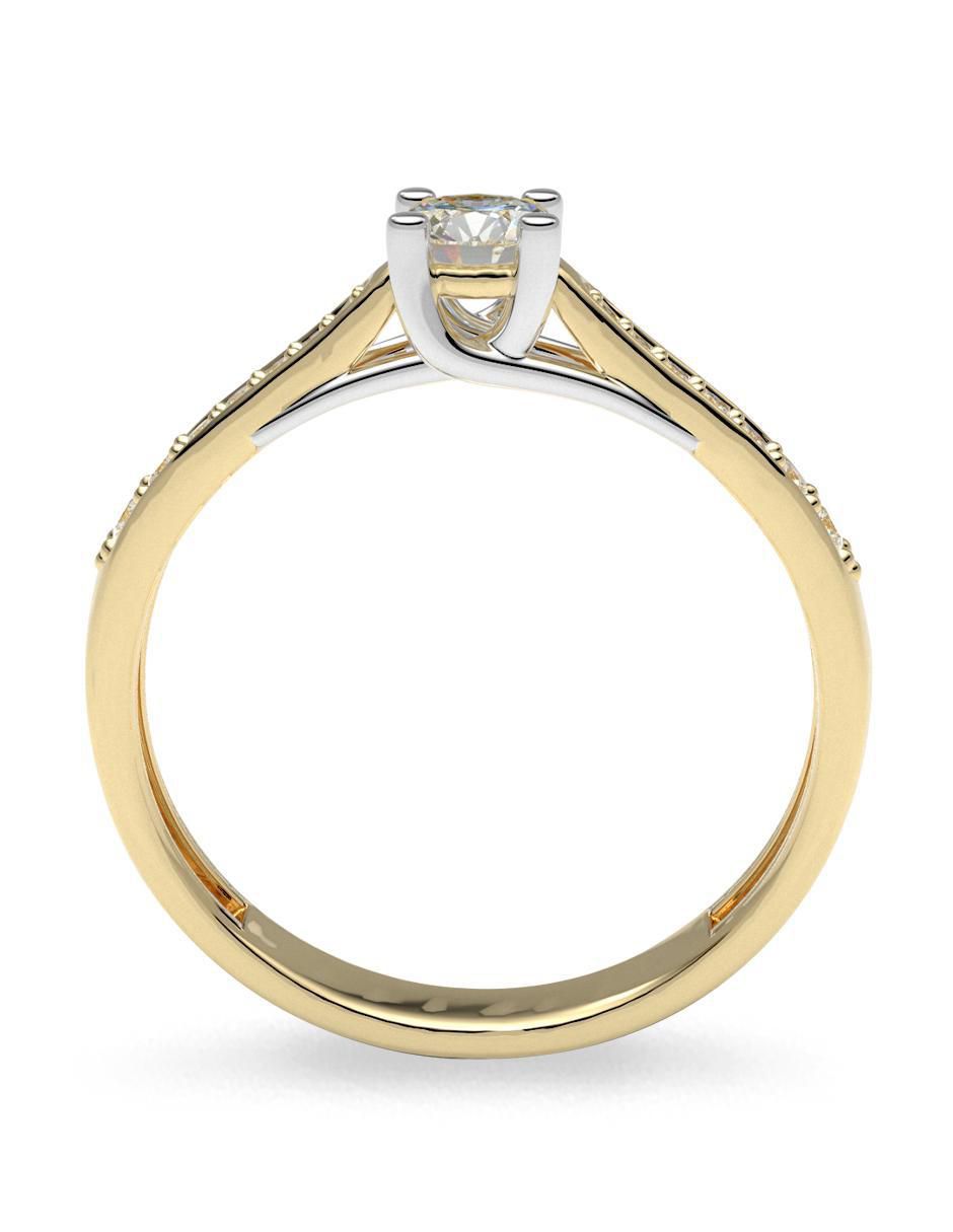 Anillo de compromiso 14 k 4