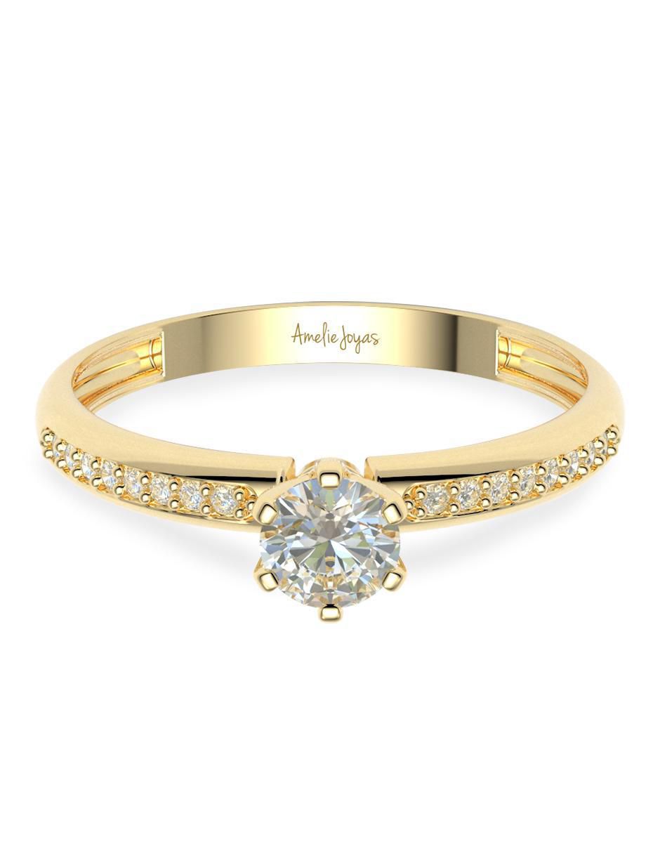 Anillo de compromiso 14 k Anillo de compromiso 14 k