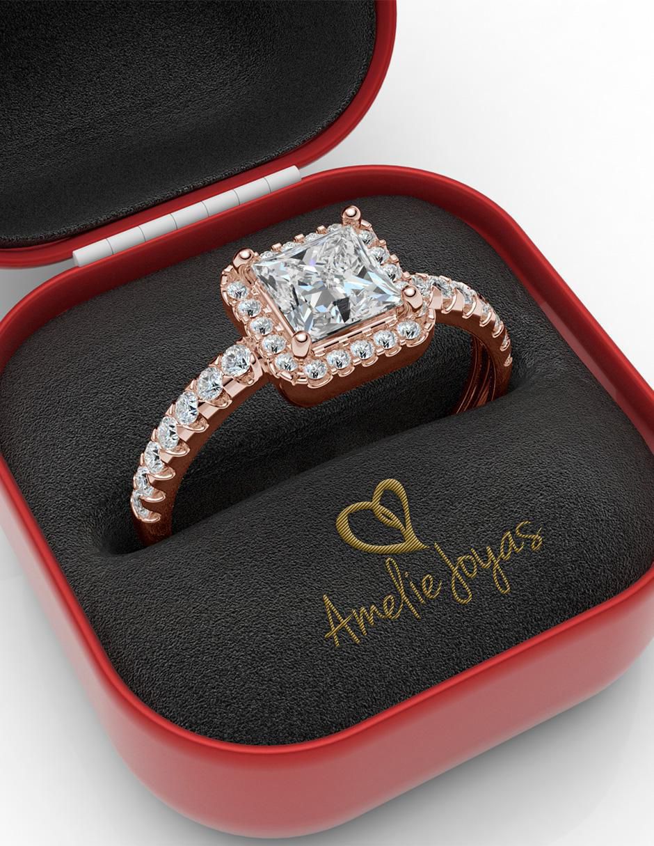 Anillo de compromiso 14 k 2
