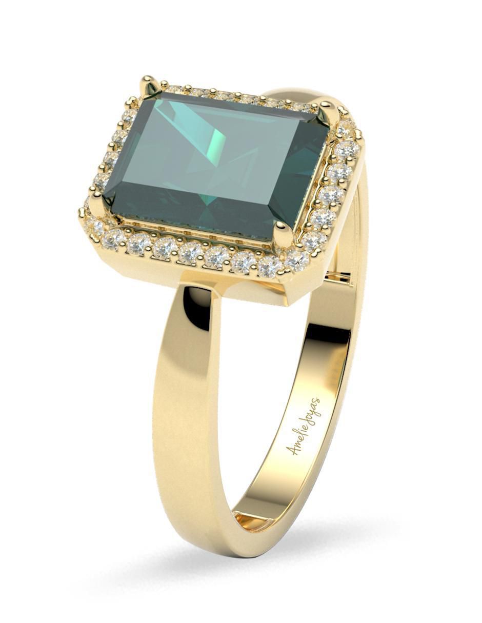 Anillo de compromiso 14 k 3