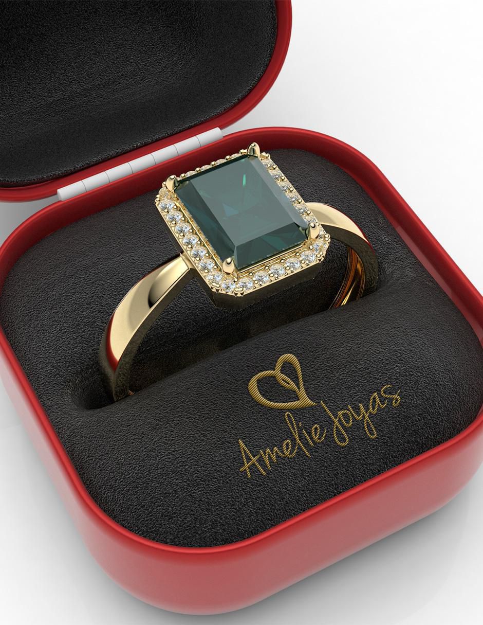 Anillo de compromiso 14 k 2