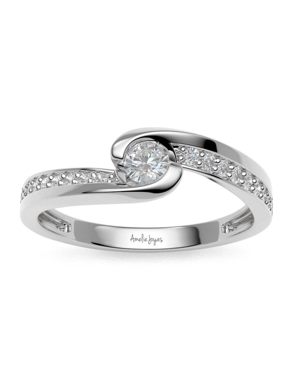 Anillo de compromiso 14 k 3