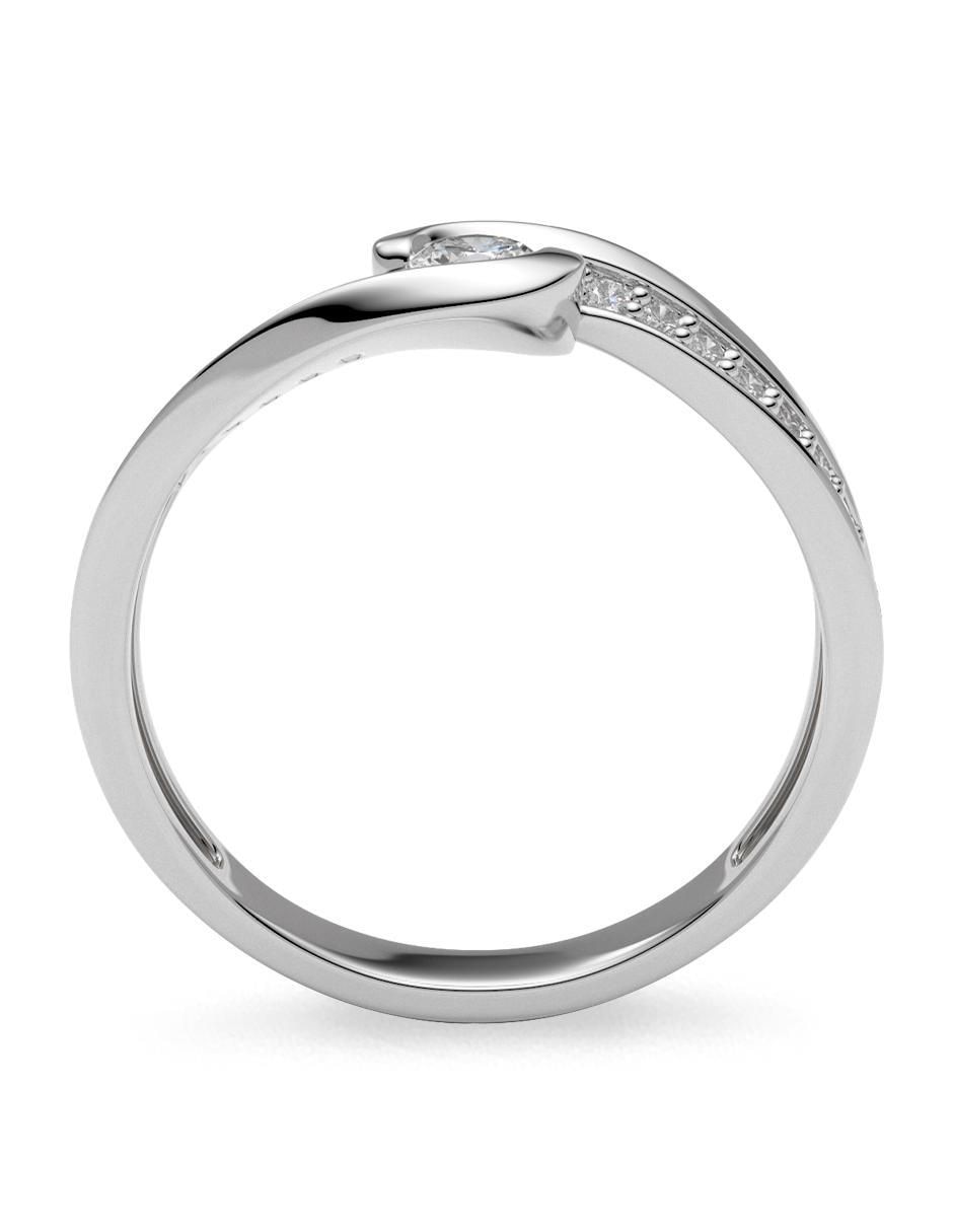 Anillo de compromiso 14 k 4