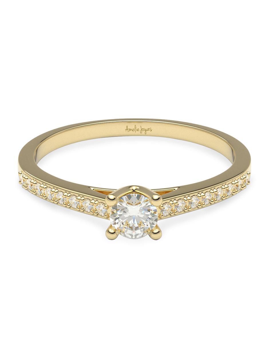 Anillo de compromiso 14 k