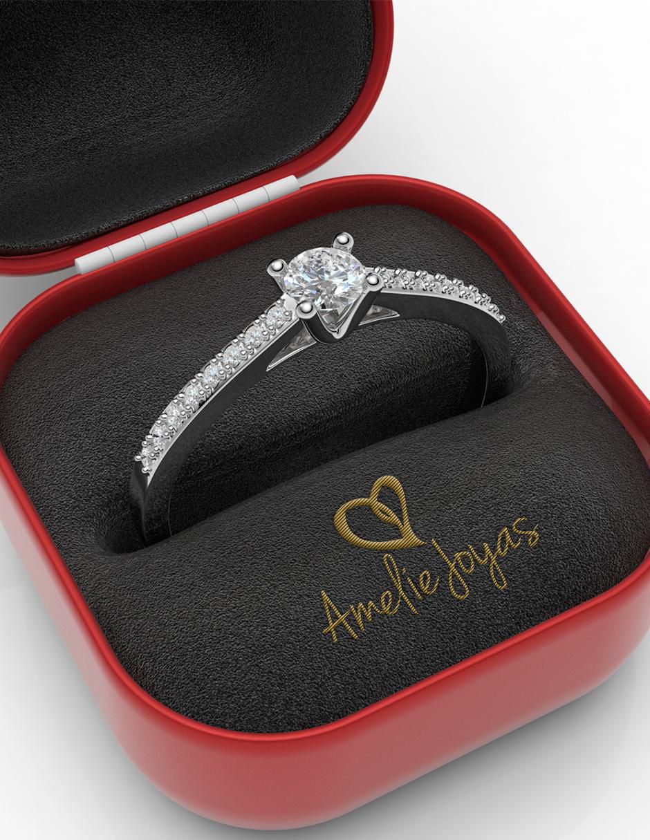 Anillo de compromiso 14 k 4