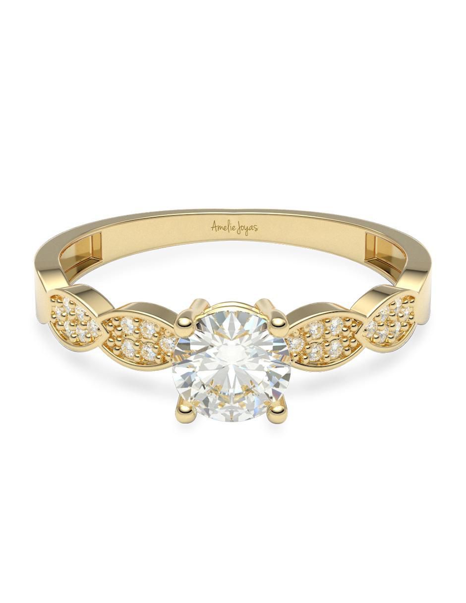 Anillo de compromiso 14 k Anillo de compromiso 14 k