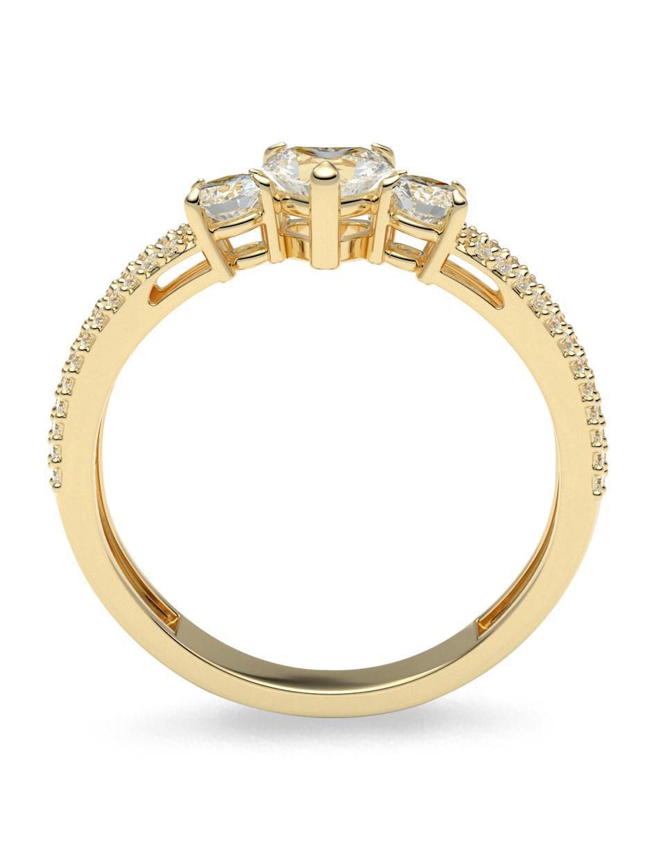 Anillo de compromiso 14 k 3